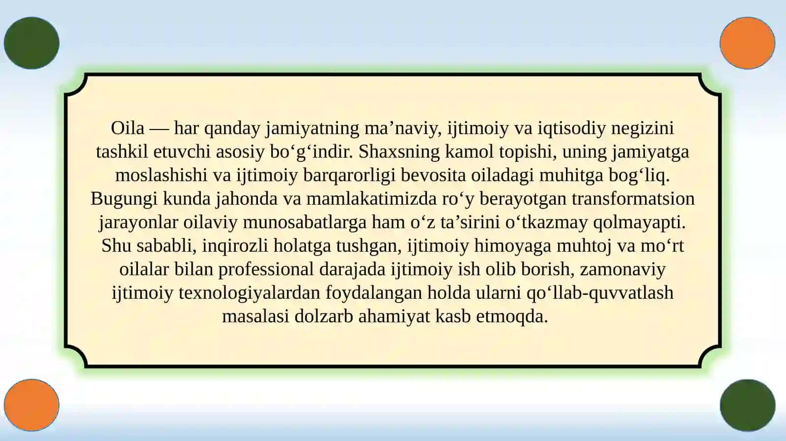 Oilalar bilan ijtimoiy ish texnologiyalari 3