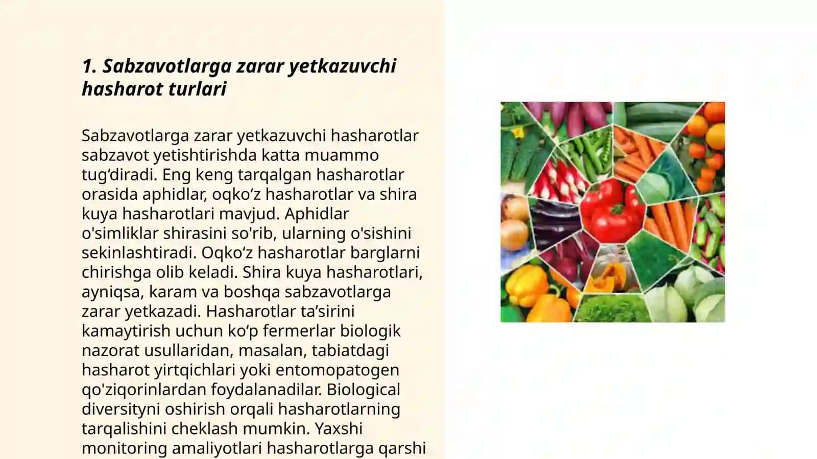 Sabzavot va poliz ekinlariga zarar yetkazuvchi hasharotlar 3