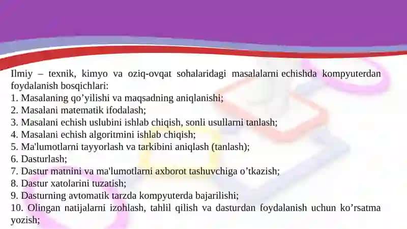 Algoritmlash asoslari 3