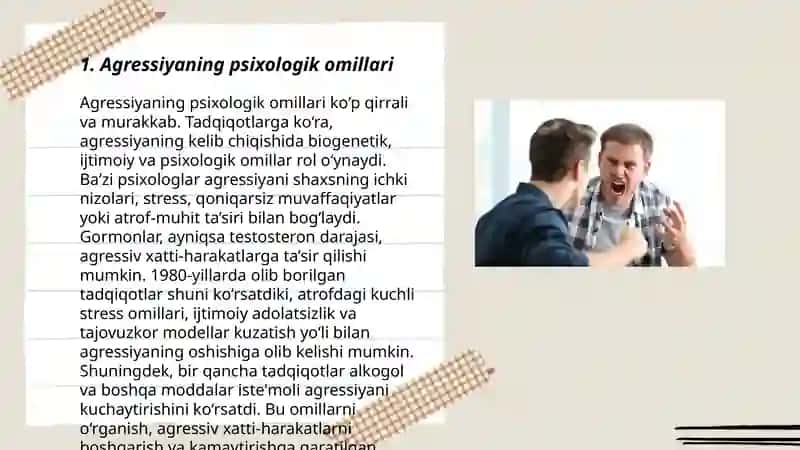 Agressiyaning psixologik omillari 3