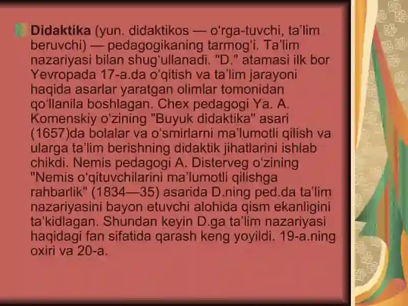 Ta’lim tamoyillari 3