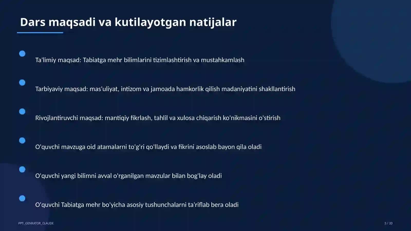 Tabiatga mehr (3-sinf) 3