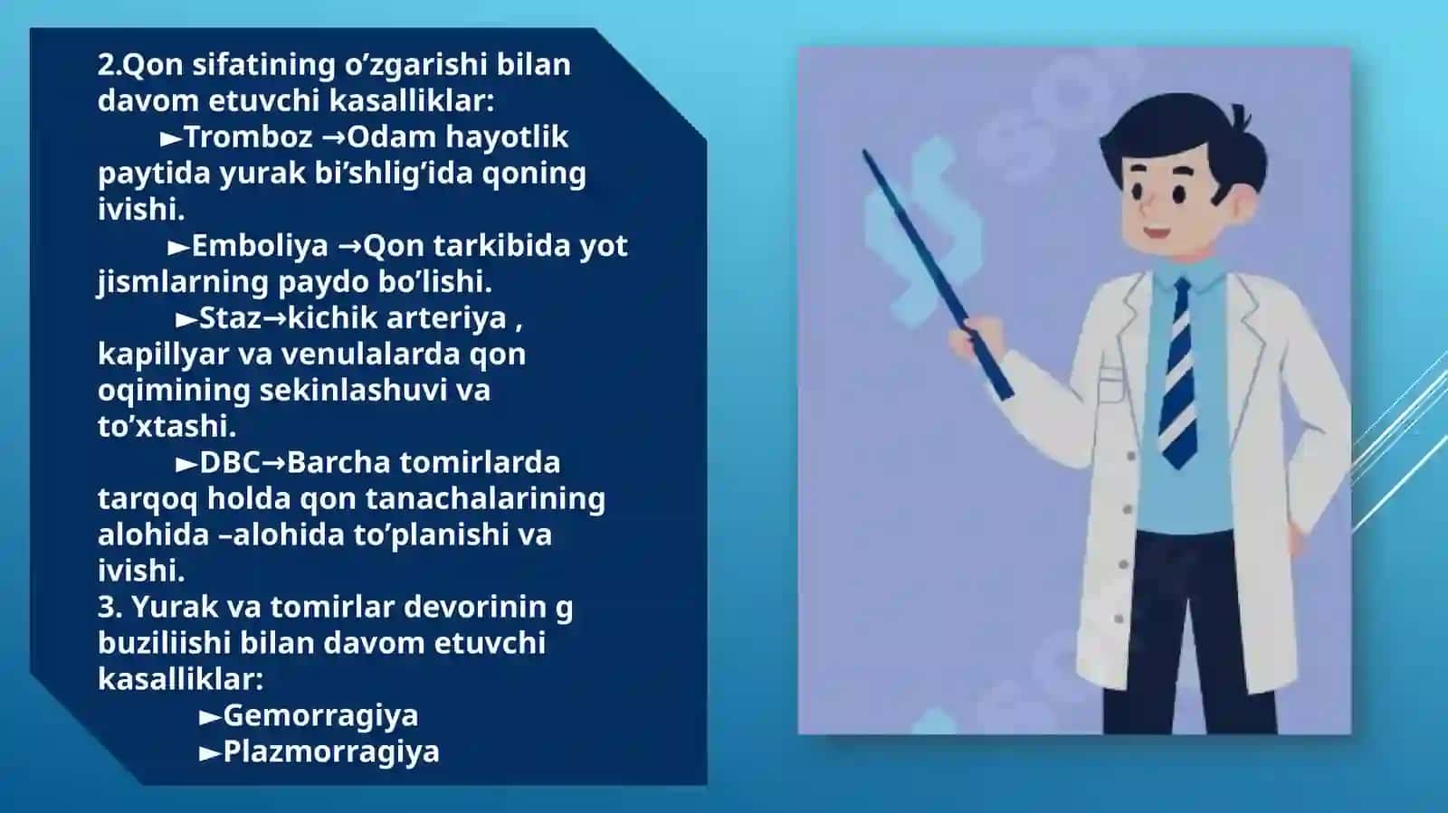 Mikrosirkulyator Tomirlar devori orqali qon danto’qimaga to’qimadan qo’ta 3