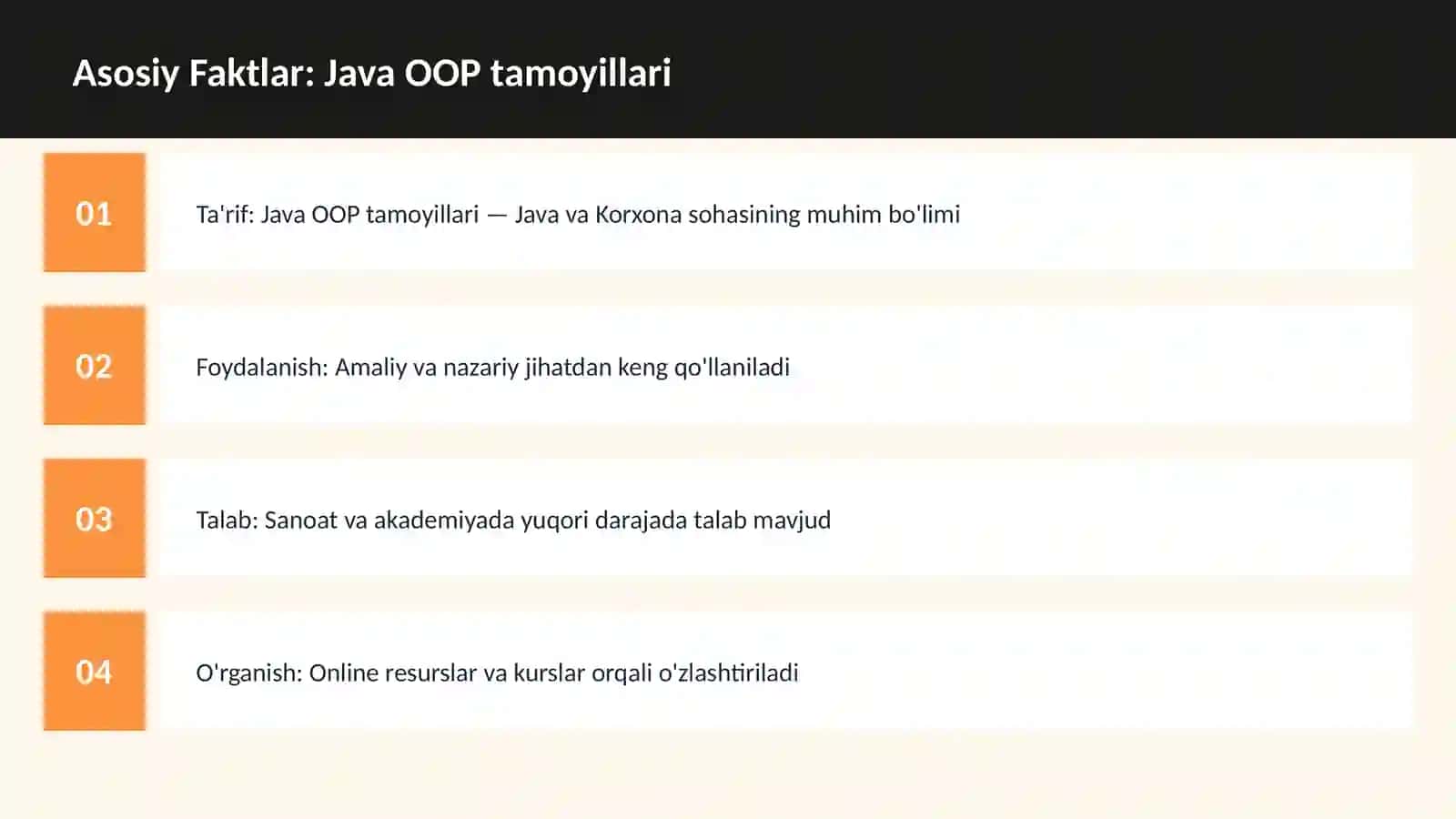 Java OOP tamoyillari 3