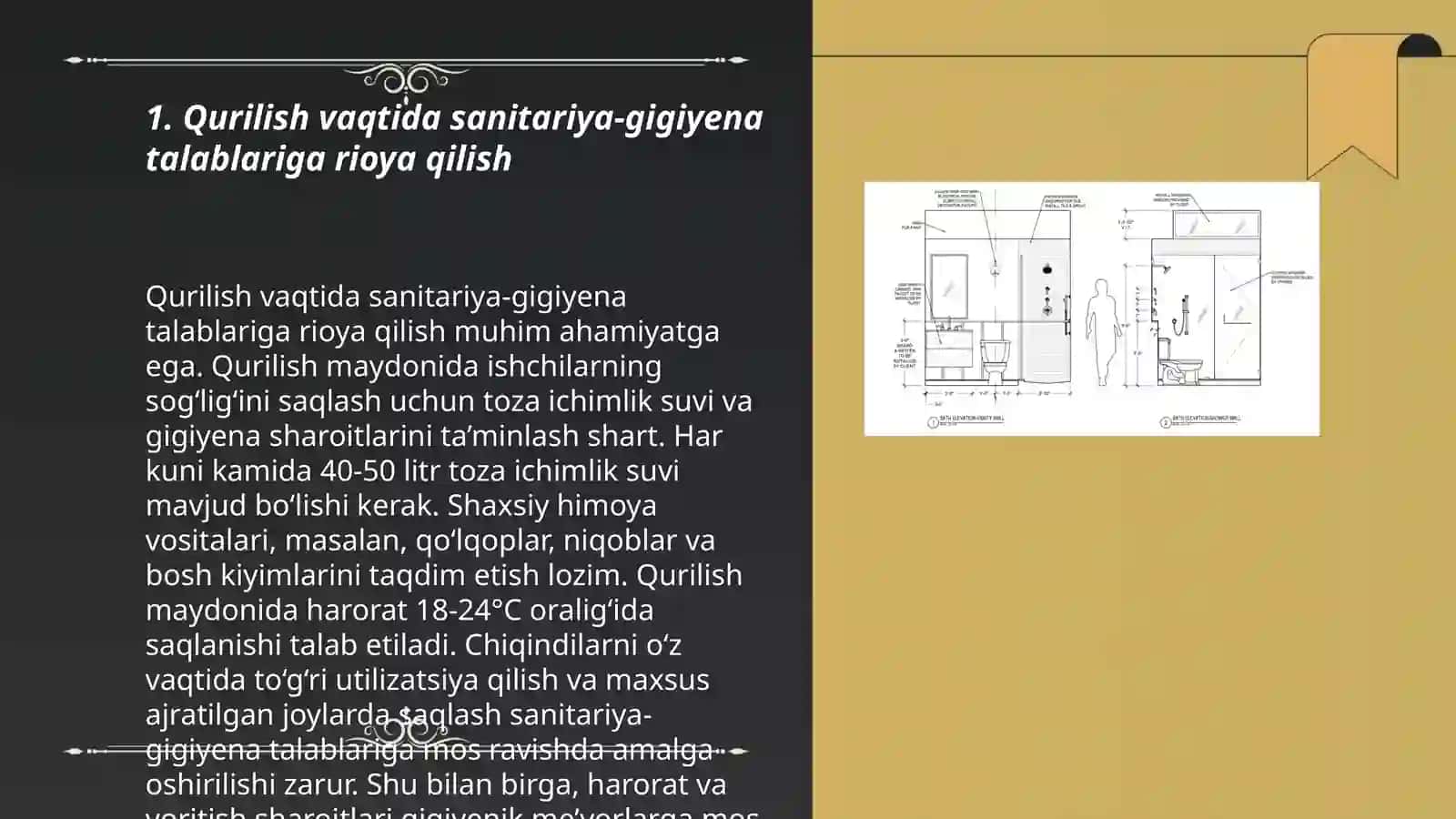 Qurilishda gigiyenik talablar 3