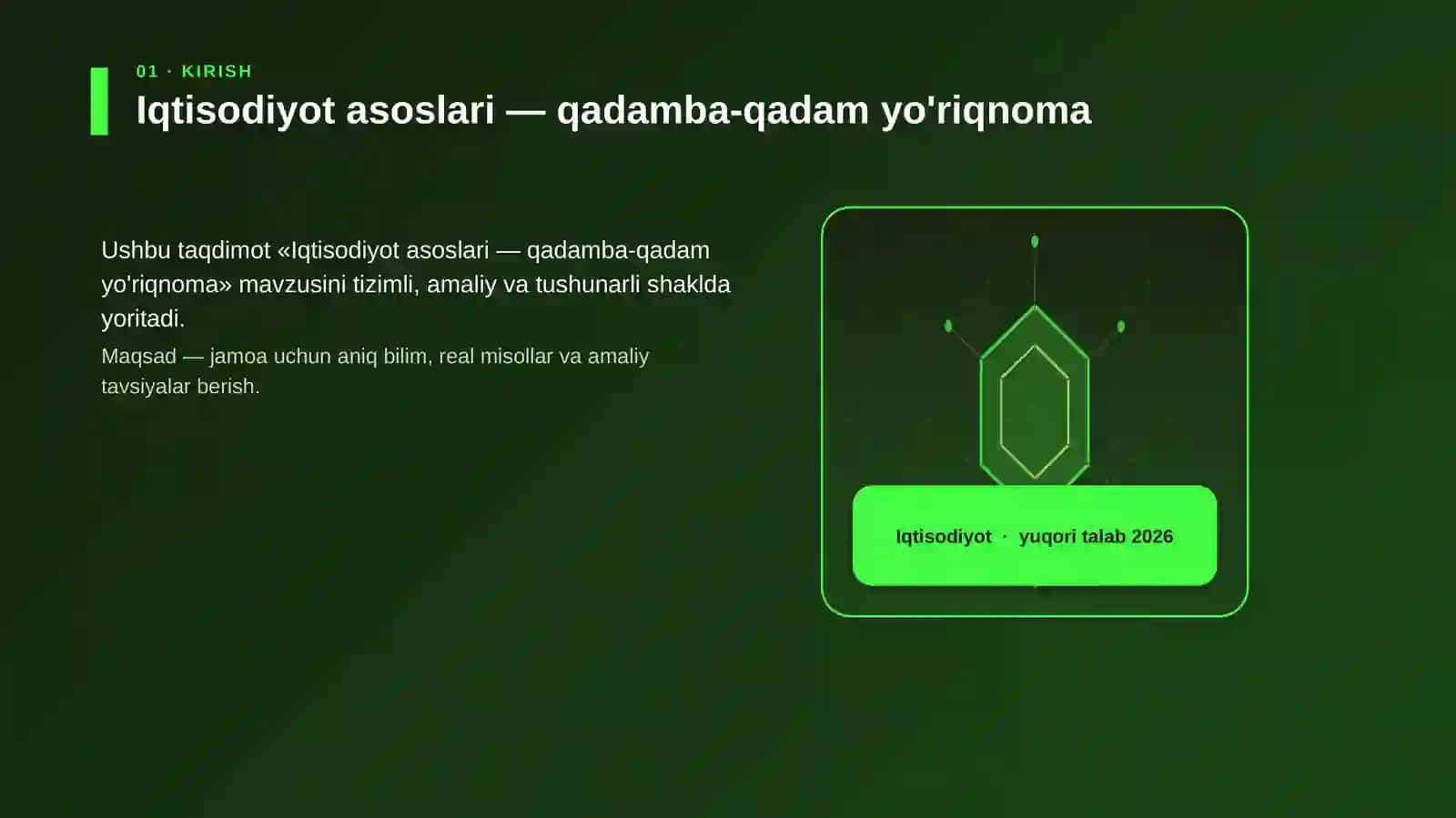 Iqtisodiyot asoslari — qadamba-qadam yo'riqnoma 3