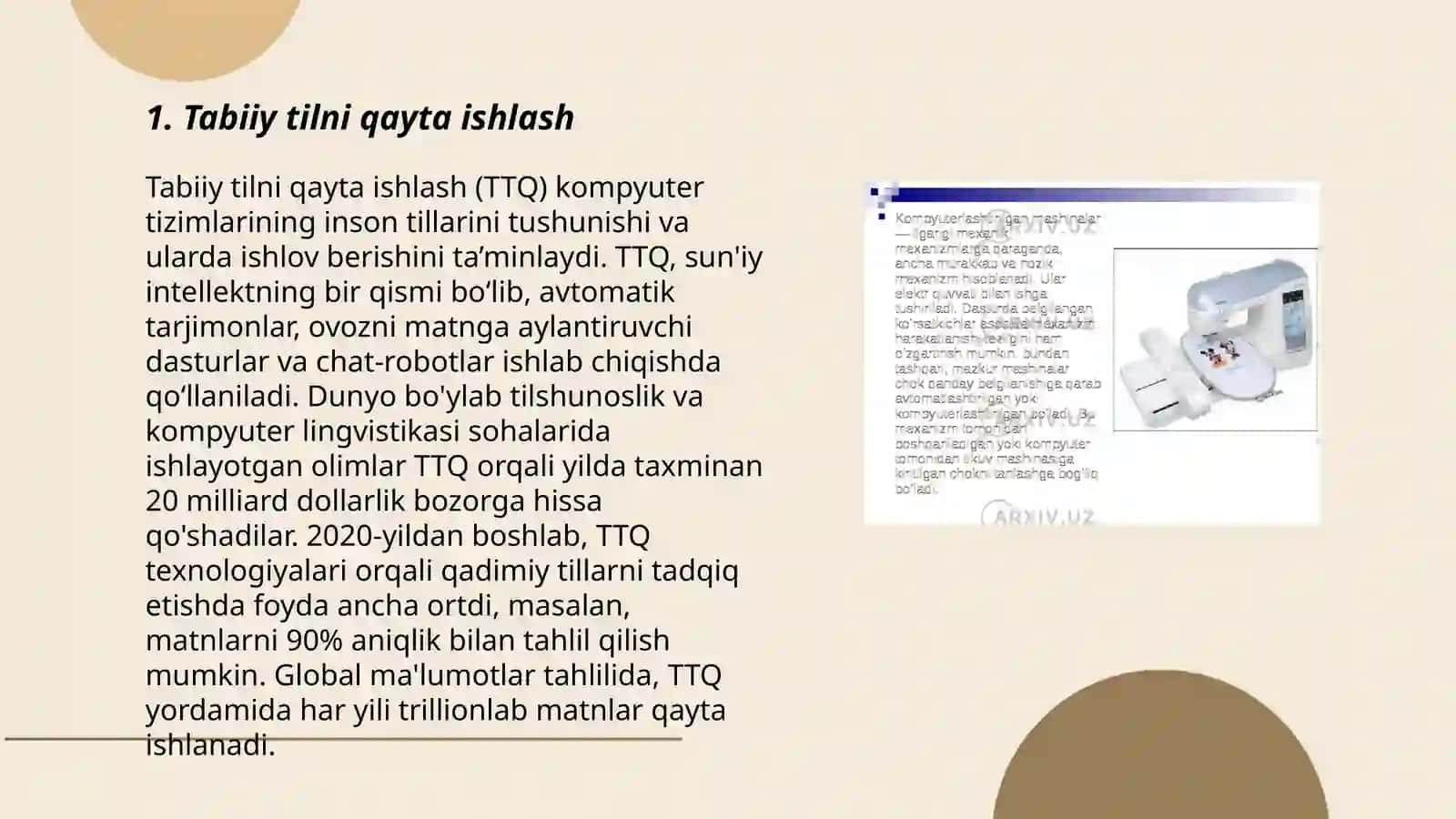 Tabiiy tilni qayta ishlash 3