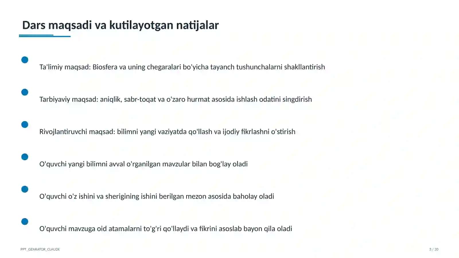 Biosfera va uning chegaralari (10-sinf) 3