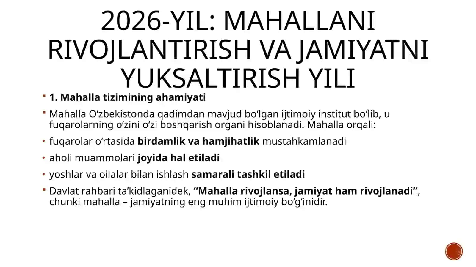 2026- yil mahallani rivojlantirish, jamiyatni yuksaltirish 3