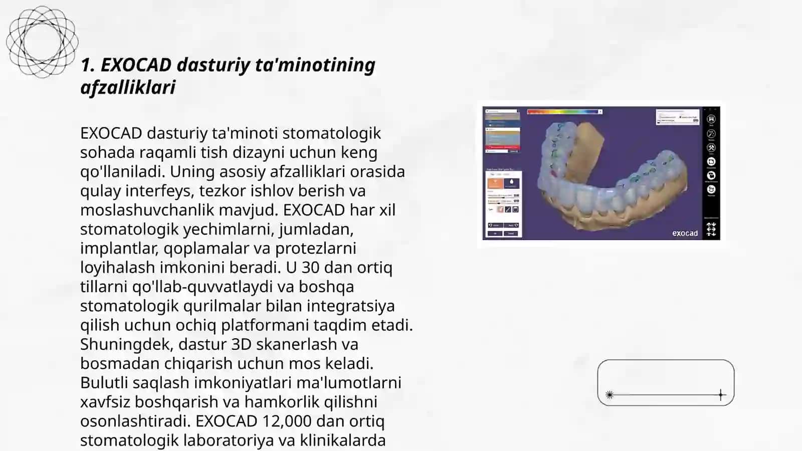 EXOCAD. Davo rejasining vizualizatsiyasi 3