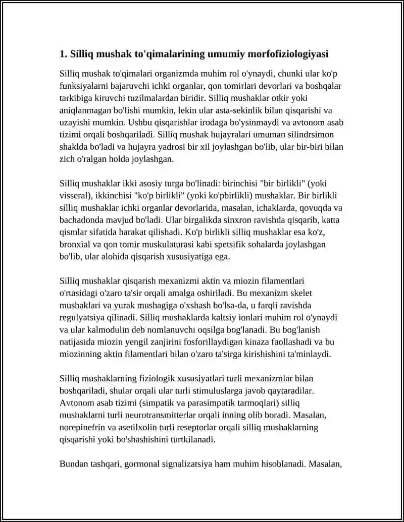 SILLIQ MUSHAKLARNING FIZIOLOGIYASI 3