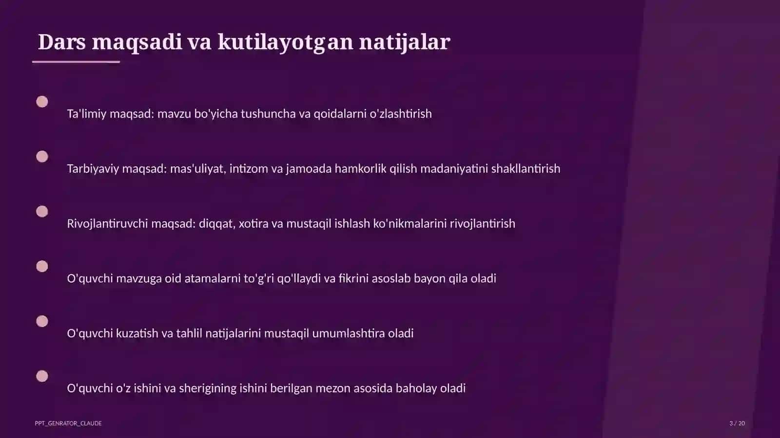 Diagramma va jadvallar bilan ishlash (4-sinf) 3