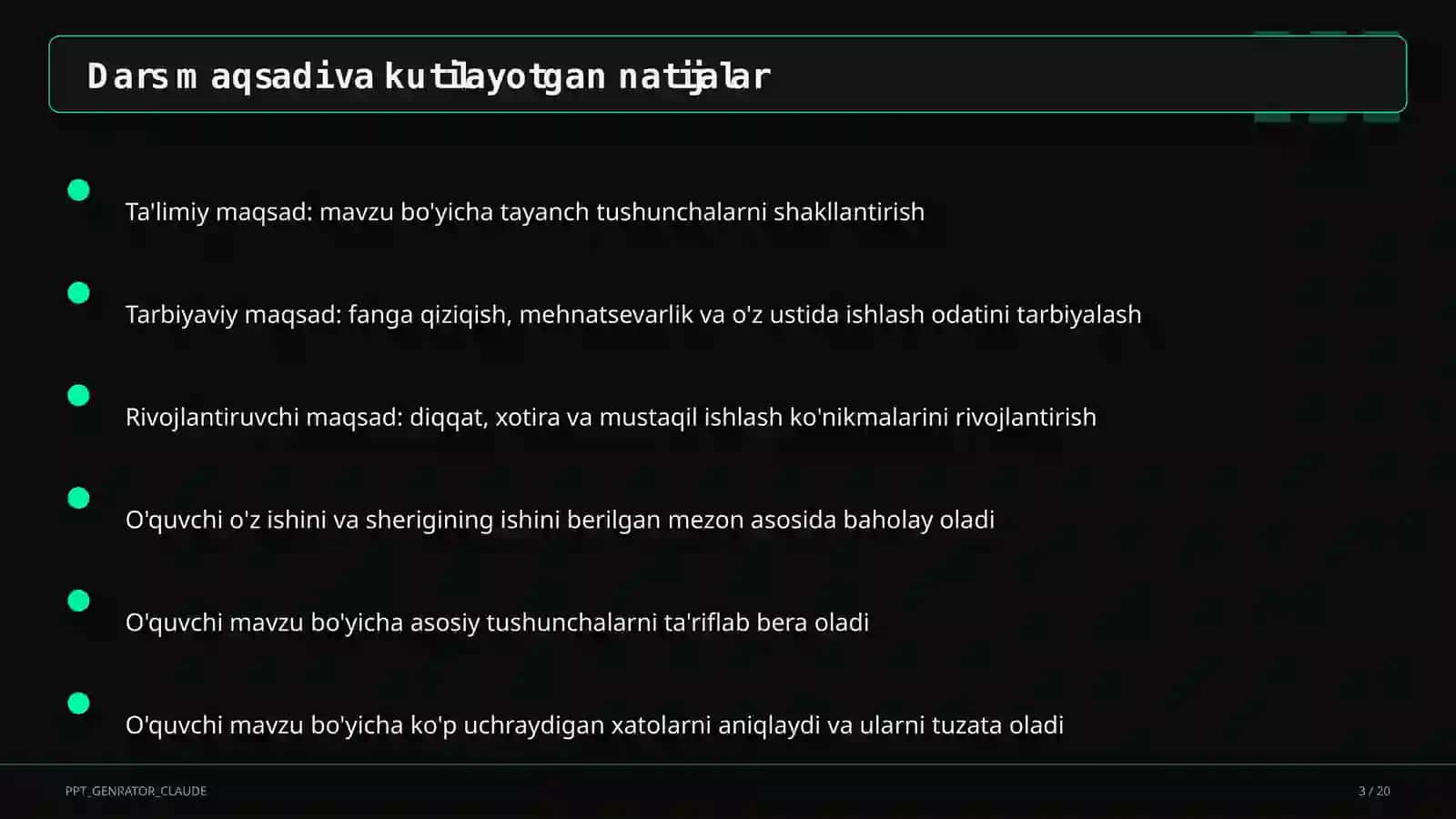 Fitnes va mustaqil mashg'ulot rejasi (11-sinf) 3