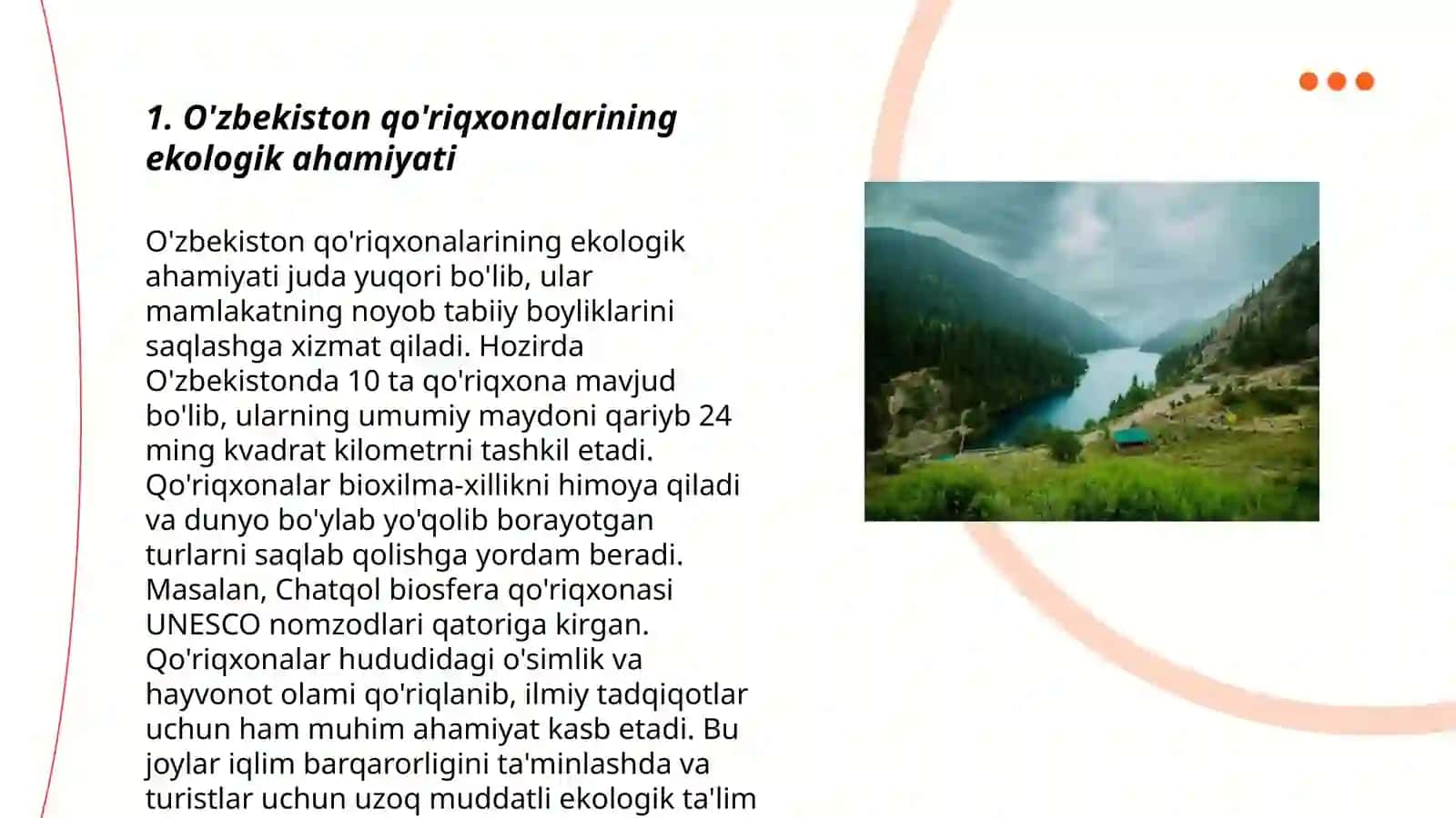 O'zbekiston Respublikasi qo'riqhonalariga ekoturizm 3