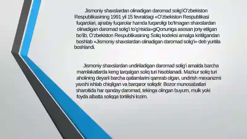 Jismoniy shaxslardan olinadigan daromad solig’i 3