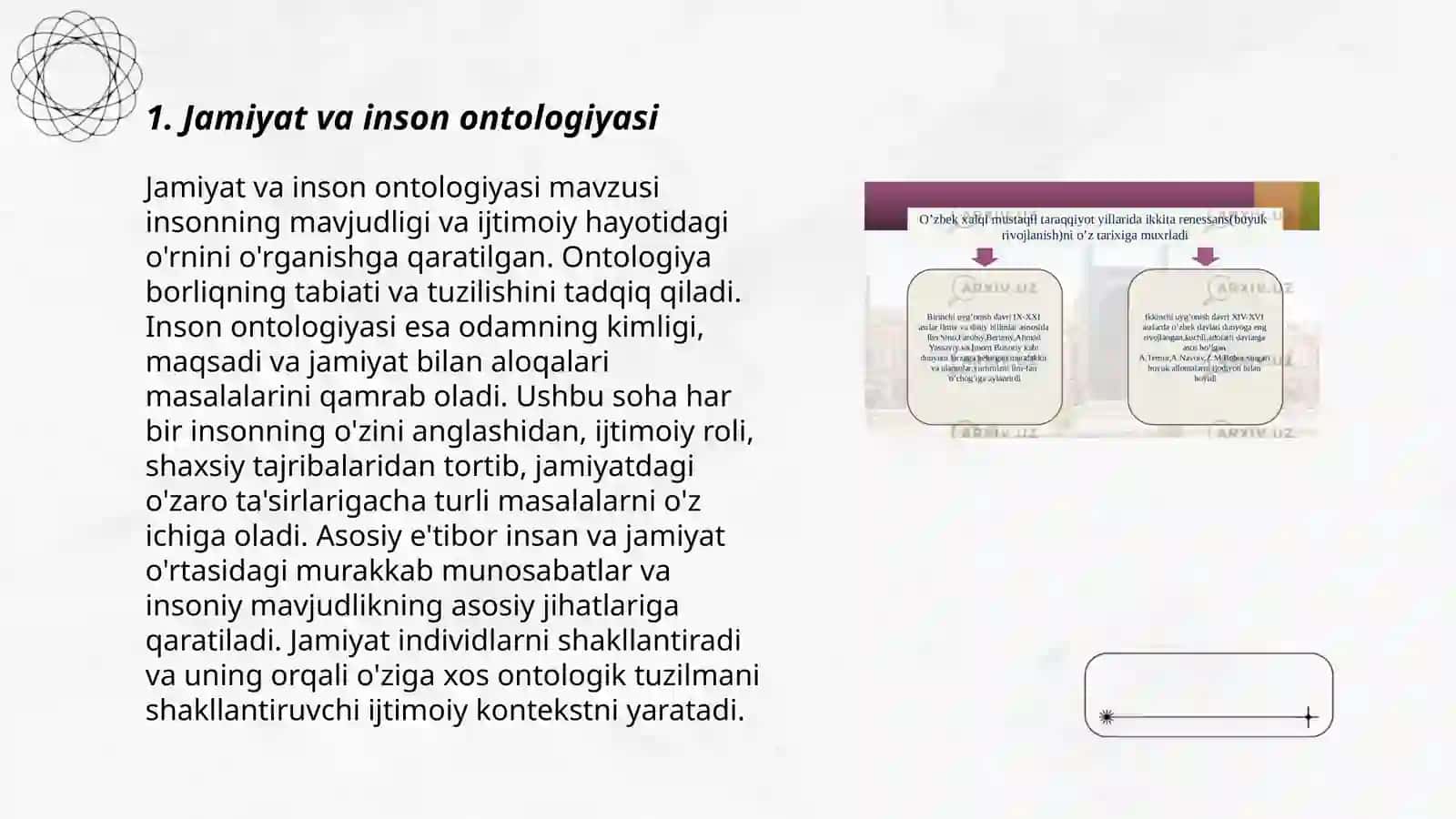Jamiyat va inson ontologiyasi 3