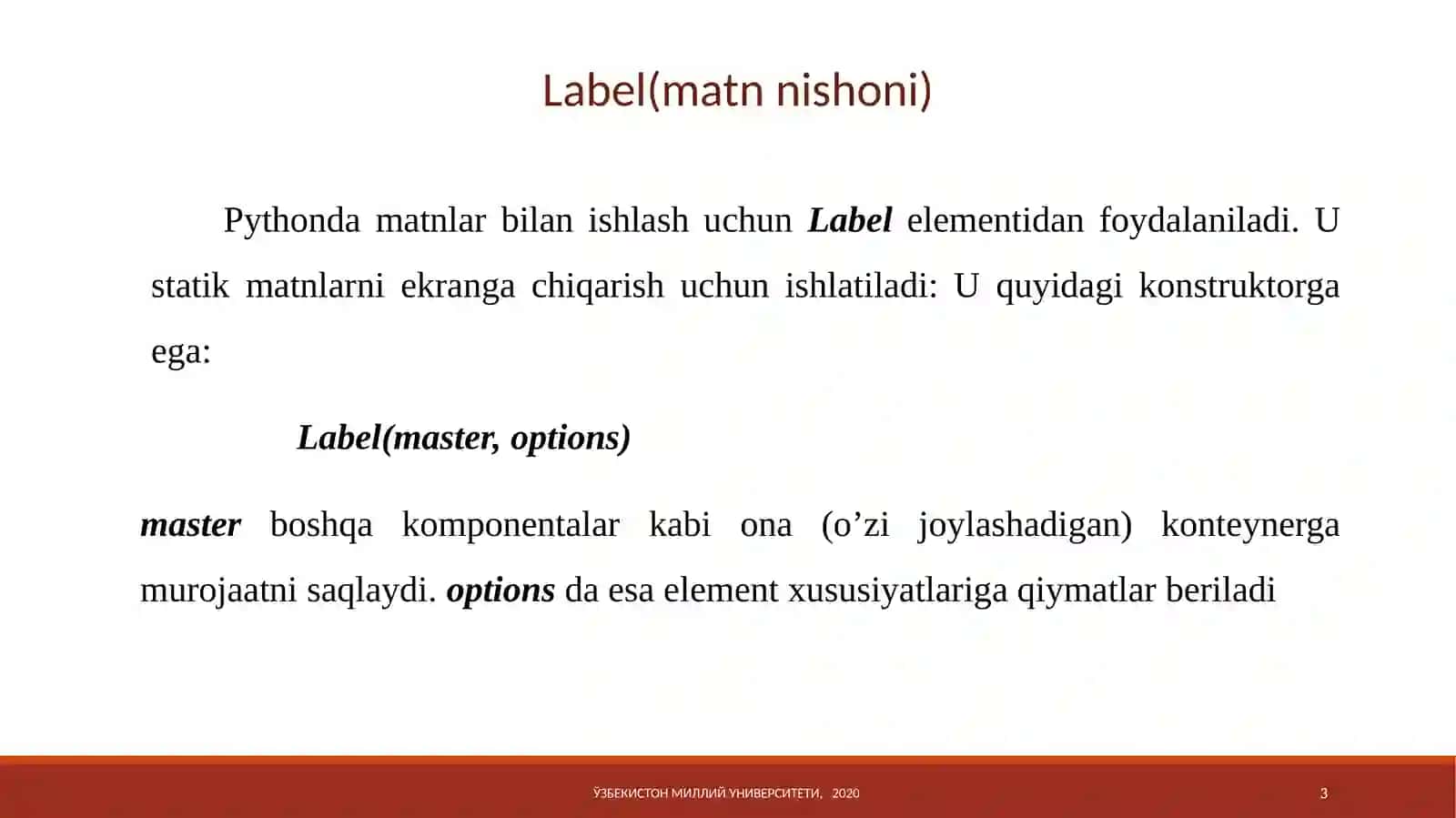Pythondasturlashtili 3
