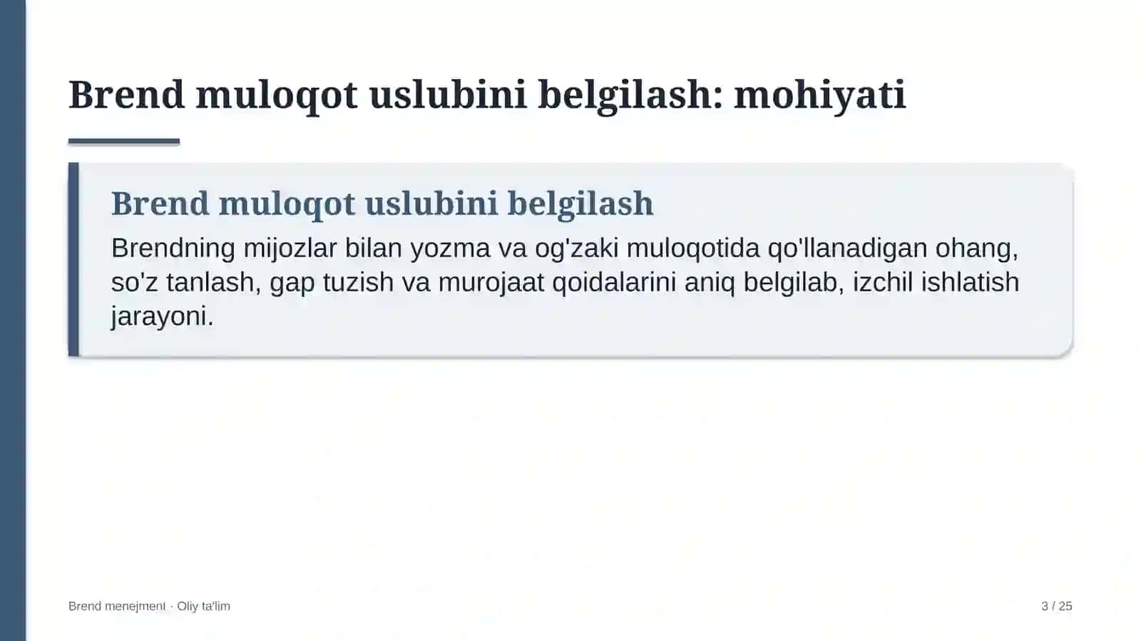Avtomobillarga gaz to'ldirish shoxobchalarida brend muloqot uslubini belgilash 3