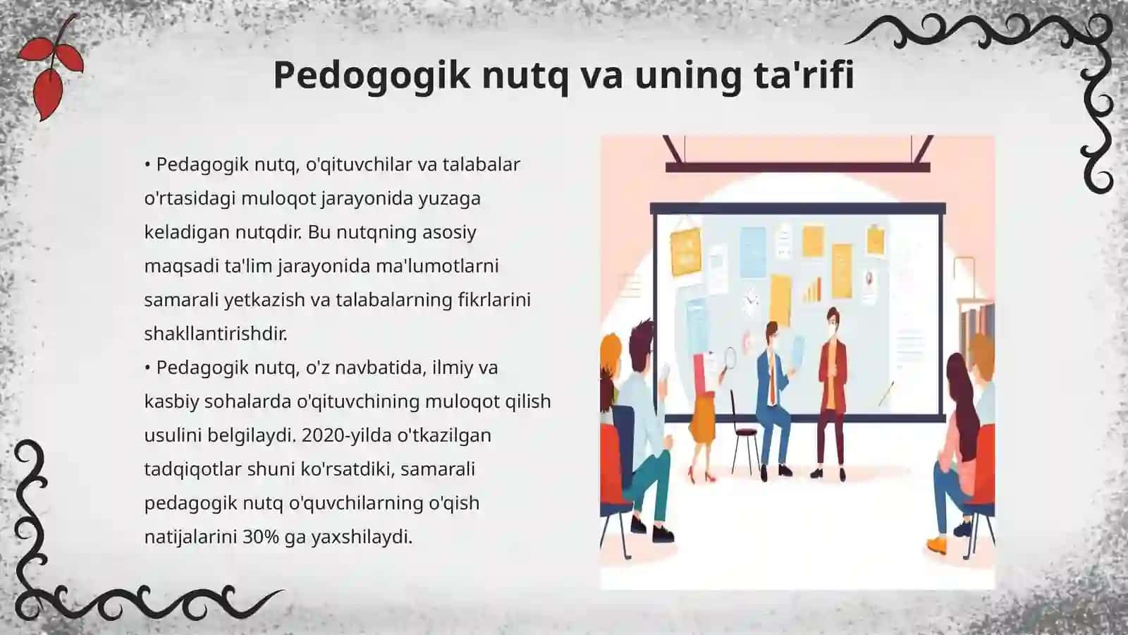 Pedogogik nutqning o'ziga xosligi 3