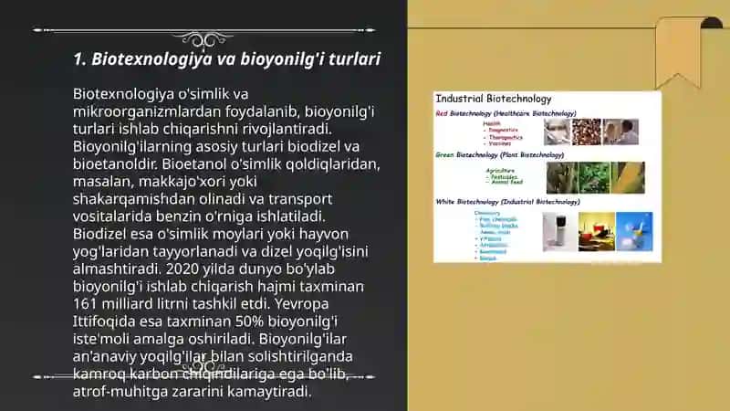 Biotexnologiya yordamida energiya olish printsipi 3