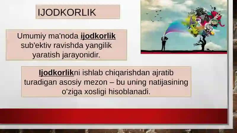 Shaxsiy ijod va ijodiy fikrlash vositalari 3