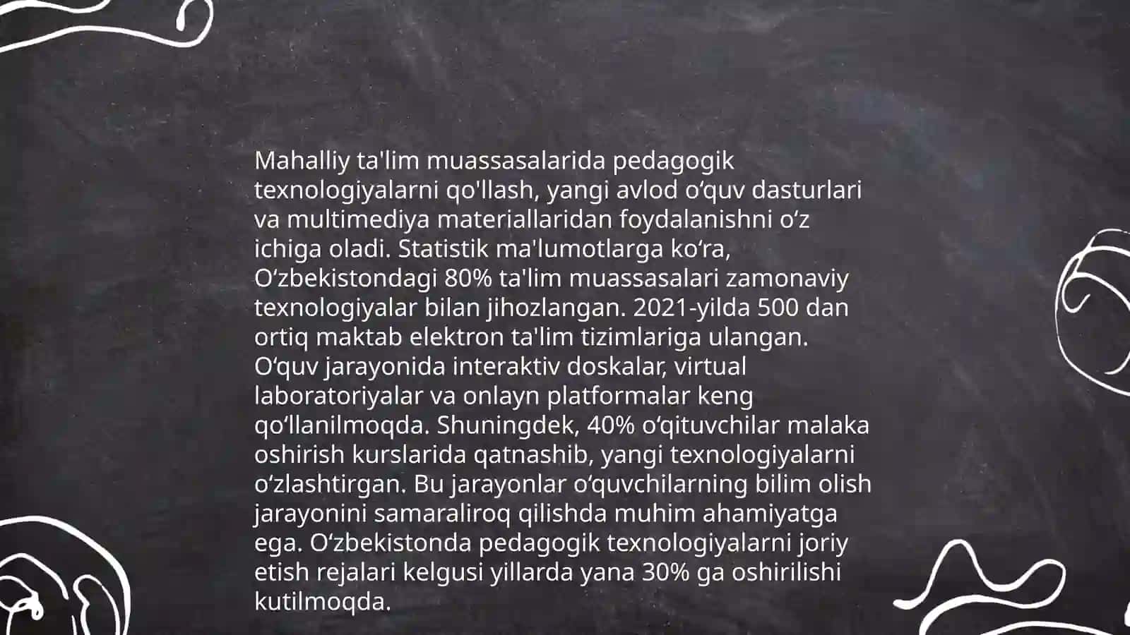 Pedagogik texnologiyalardan lokal va xususiy darajada foydalanish 3