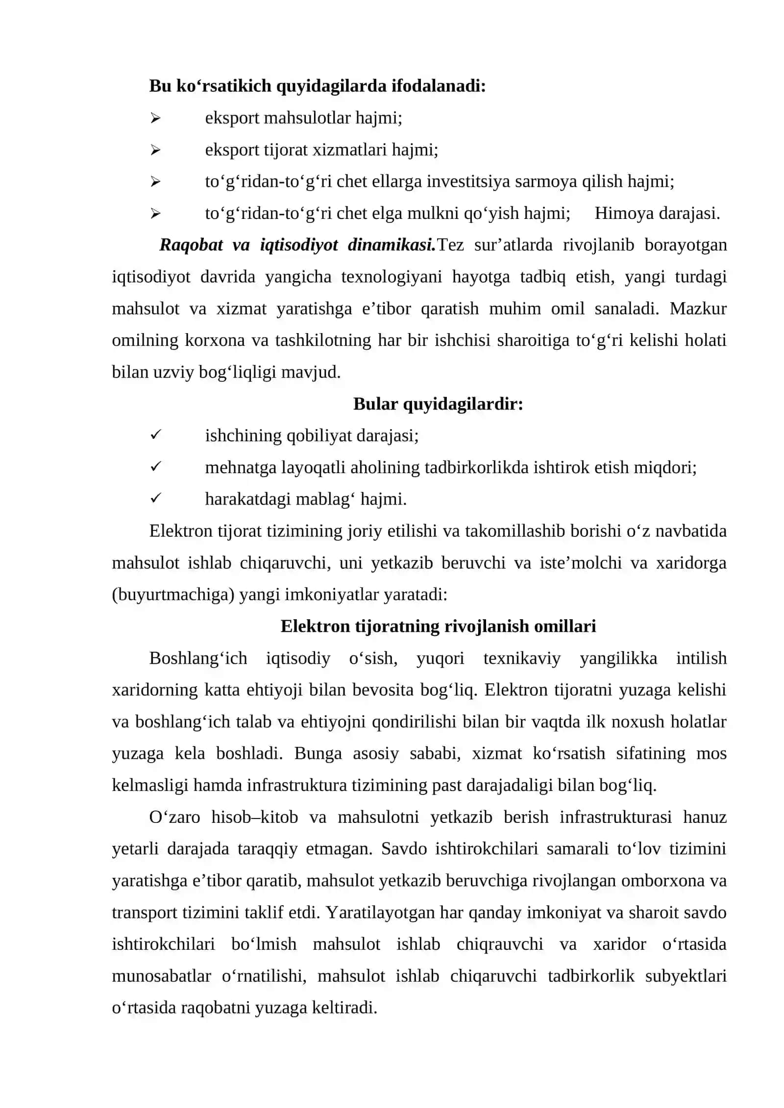 Horijiy elektron tijorat tizimlari 3