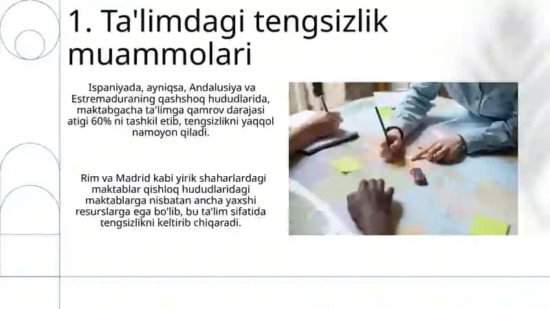 Italiya va Ispaniyada ta'lim tarbiya masalalarining olib borilishi va qiyosiy tahlili 3