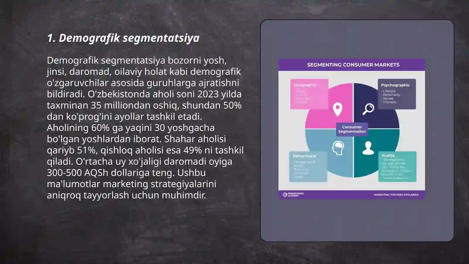 Bozor segmentatsiyasi 3