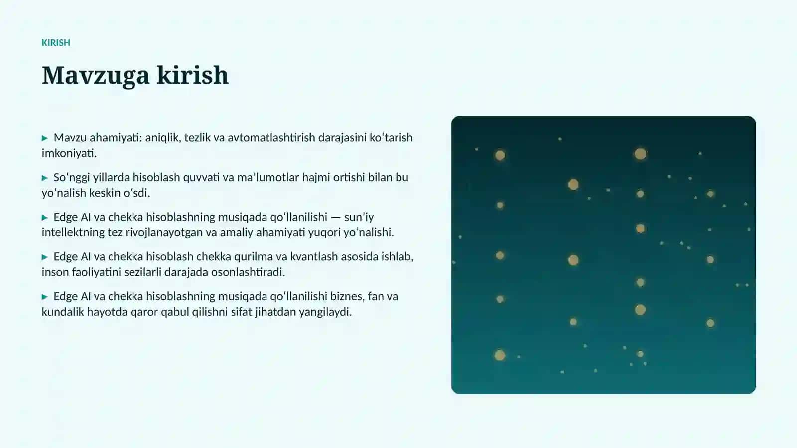 SUNʼIY INTELLEKT • PROFESSIONAL TAQDIMOT 3