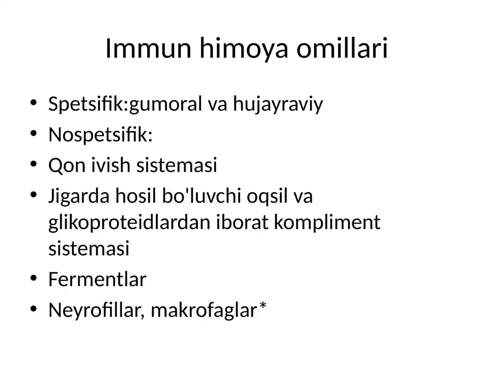 Qon yaratuvchi va immun himoya a'zolar 3