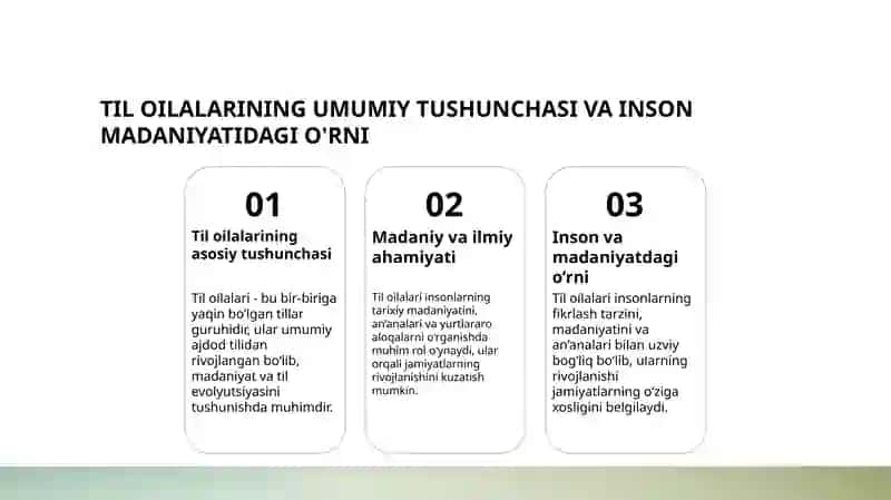 Til oilalari 3