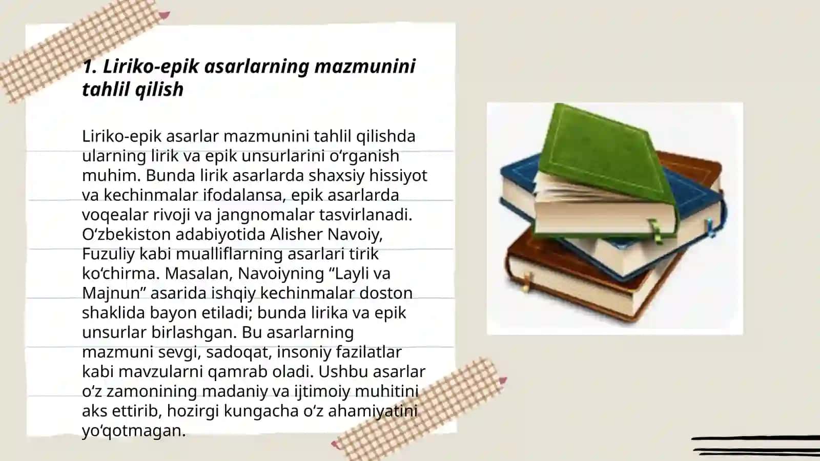 Boshlang'ich sinflarda liro-epik asarlar ustida ishlash uchun metodik tavsiyalar ishlab chiqish 3