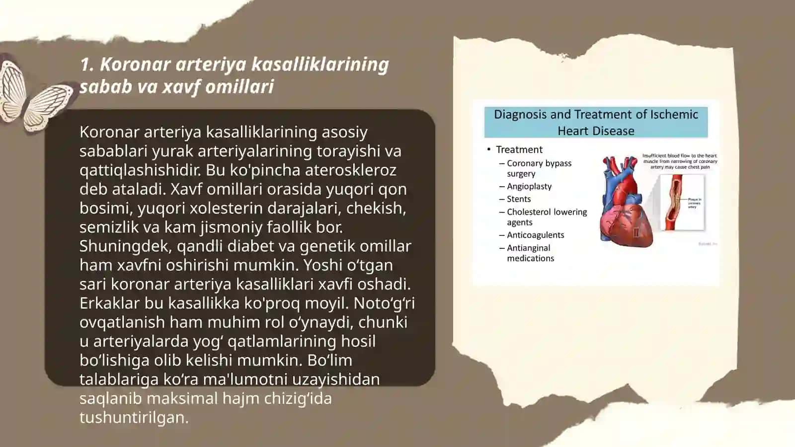 Koronar arteriya kasalliklari, gipertenziya bo’yicha guruhli profilaktik tibbiy maslahatlar berish metodikasi 3