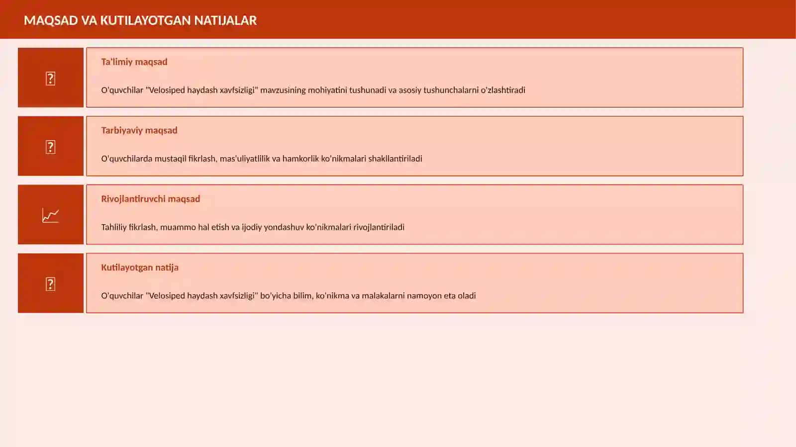 Velosiped haydash xavfsizligi 3