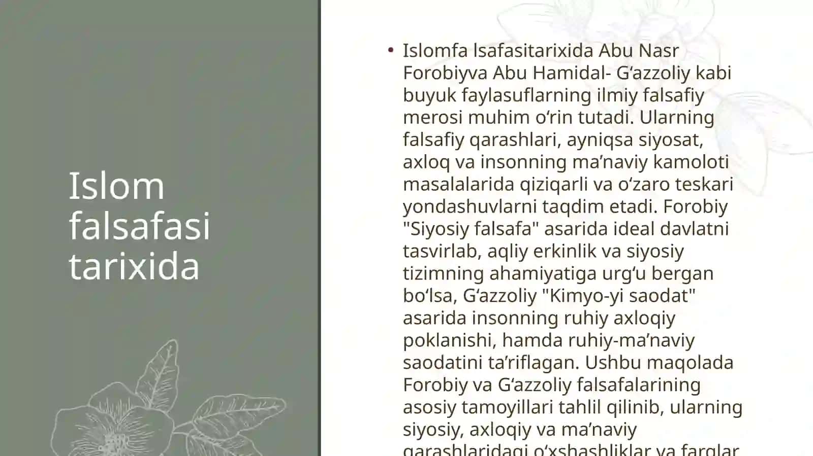Fozilodamlar shahri va Kimyo isaodat asarlari 3