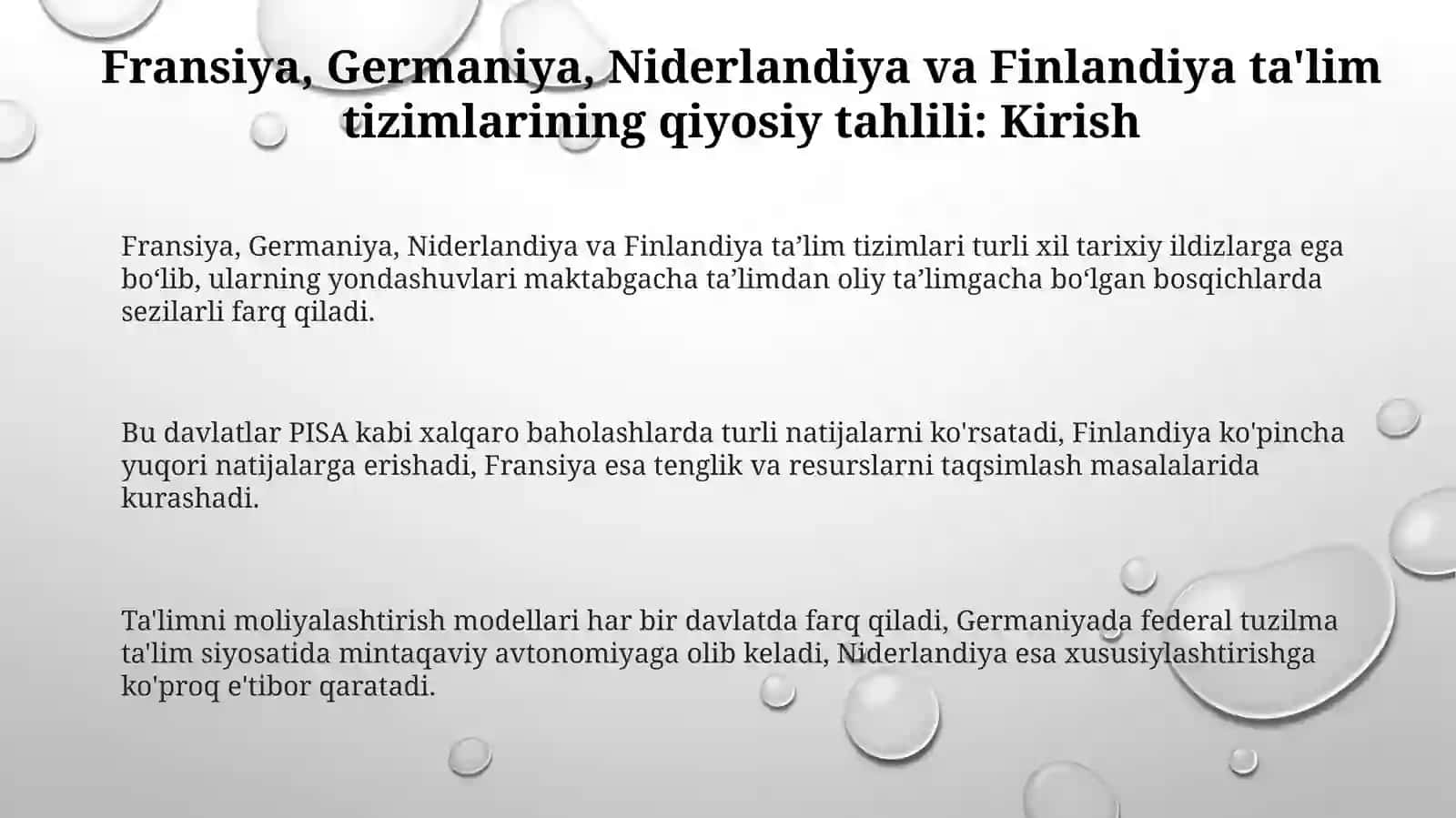 Fransiya,Germaniya,Niderlandiya va Finlandiya taʼlim tizimlari:qiyosiy tahlil 3