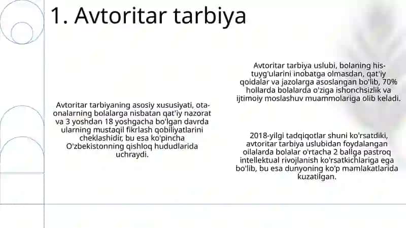 Tarbiyaga ta'sir etuvchi omillar.Tarbiya nazariyasi va tarbiya turlari 3
