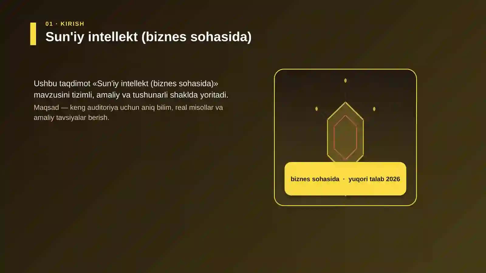 Sun'iy intellekt (biznes sohasida) 3