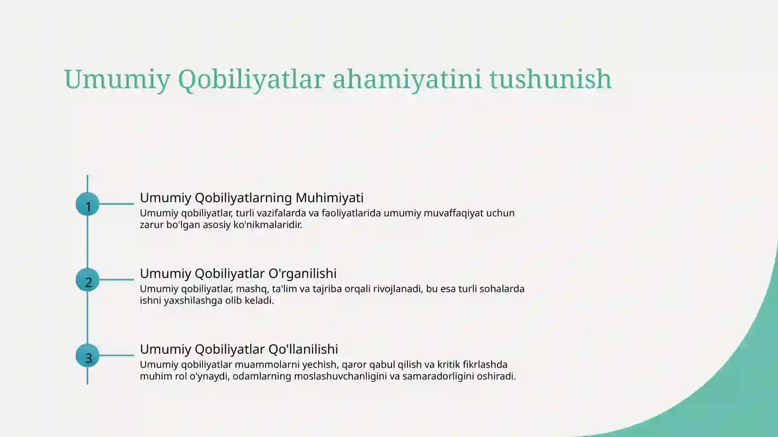 Umumiy va maxsus qobilyatlar 3