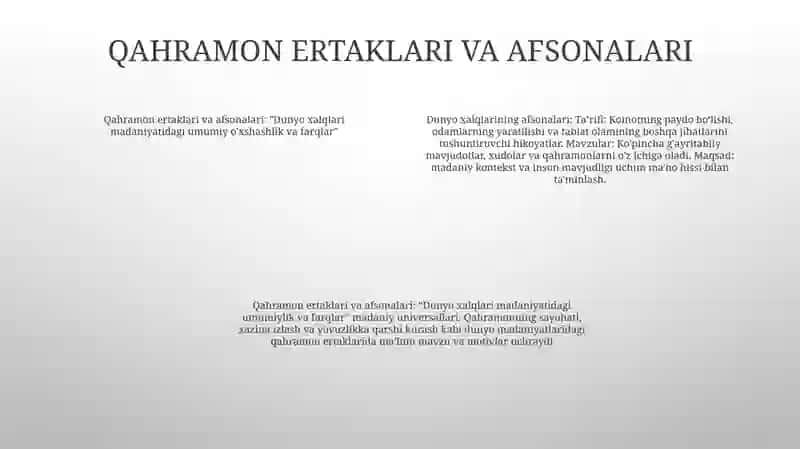 Dunyo Xalqlari Miflari 3