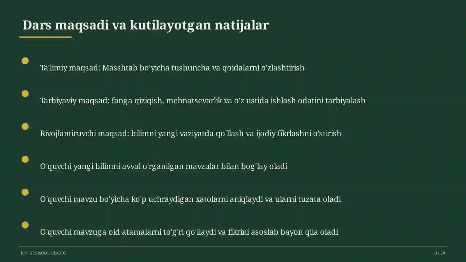 Masshtab (6-sinf) 3