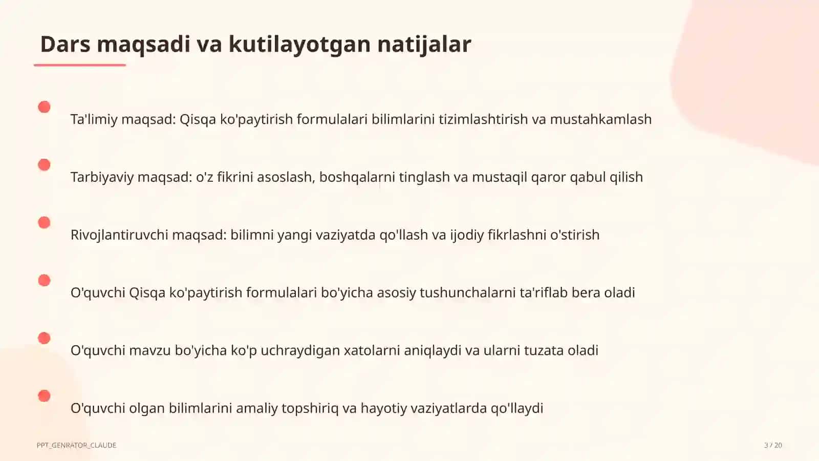 Qisqa ko'paytirish formulalari (7-sinf) 3