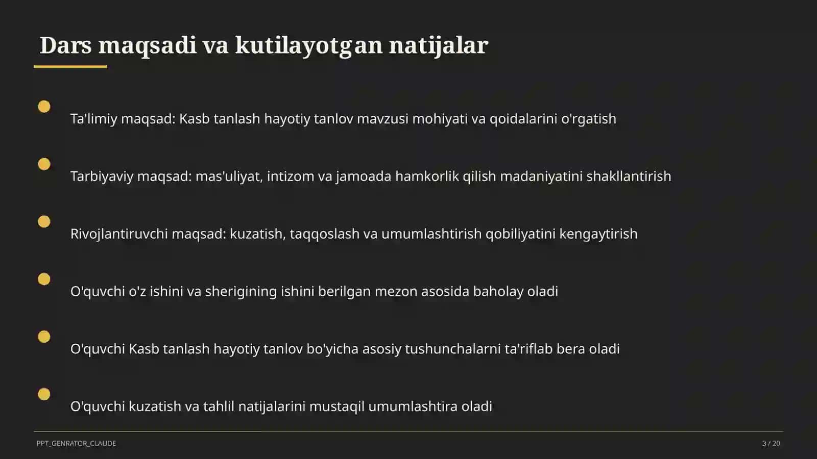 Kasb tanlash hayotiy tanlov (9-sinf) 3