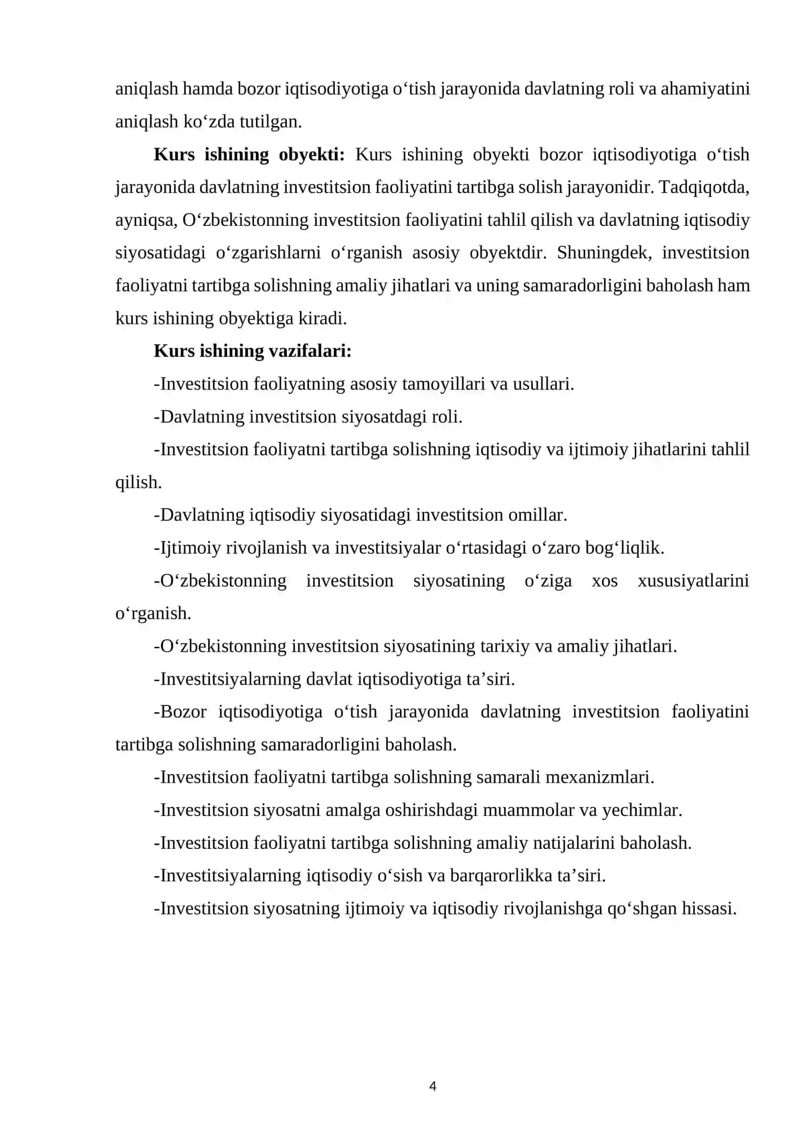 Bozor iqtisodiyotiga o‘tishda davlatning investitsion faoliyatini tartibga solish 3