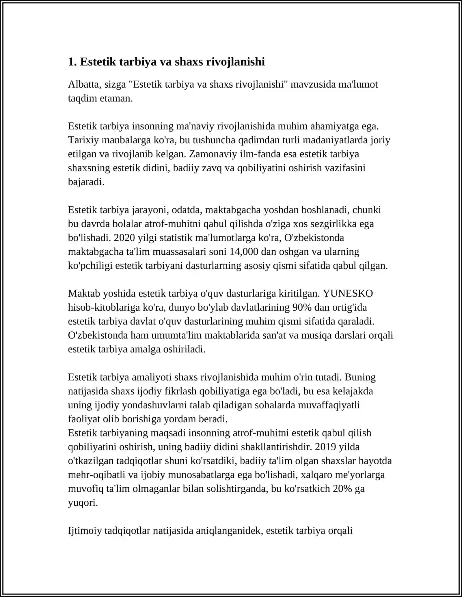 ESTETIK TARBIYA 3
