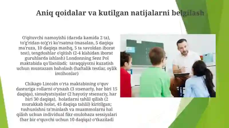 Talim tamoyillari VA qoidalari dars taliming shakli sifatida 3