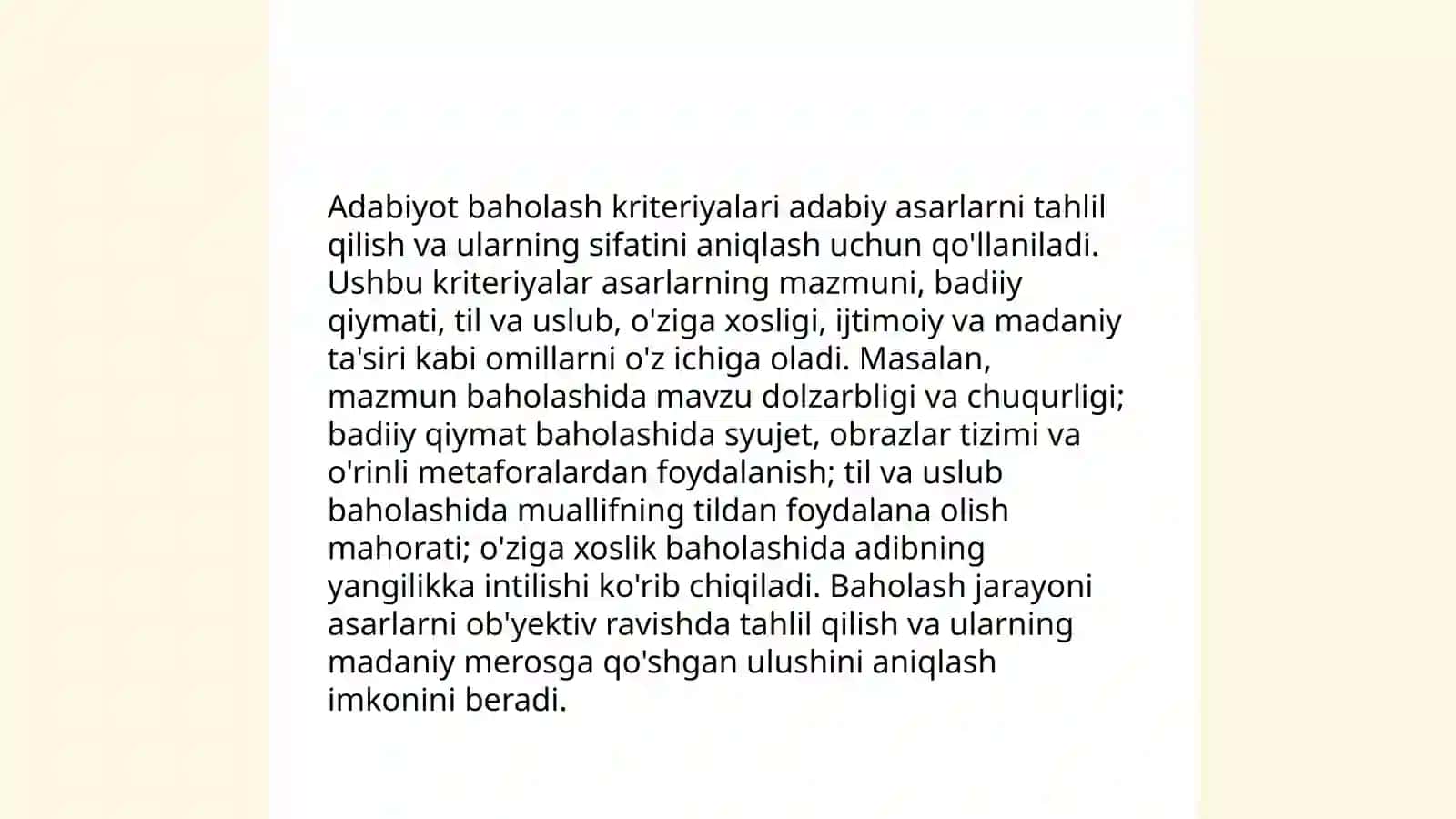 Adabiyot darslarida baholash 3