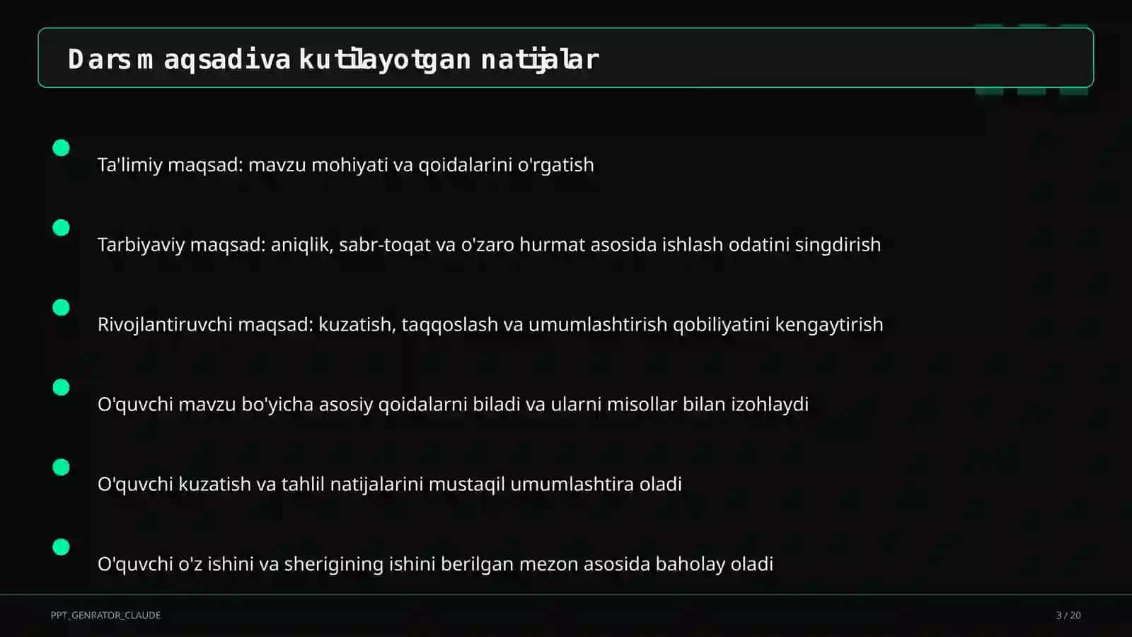 O'zbekiston aholisi va demografik jarayonlar (9-sinf) 3