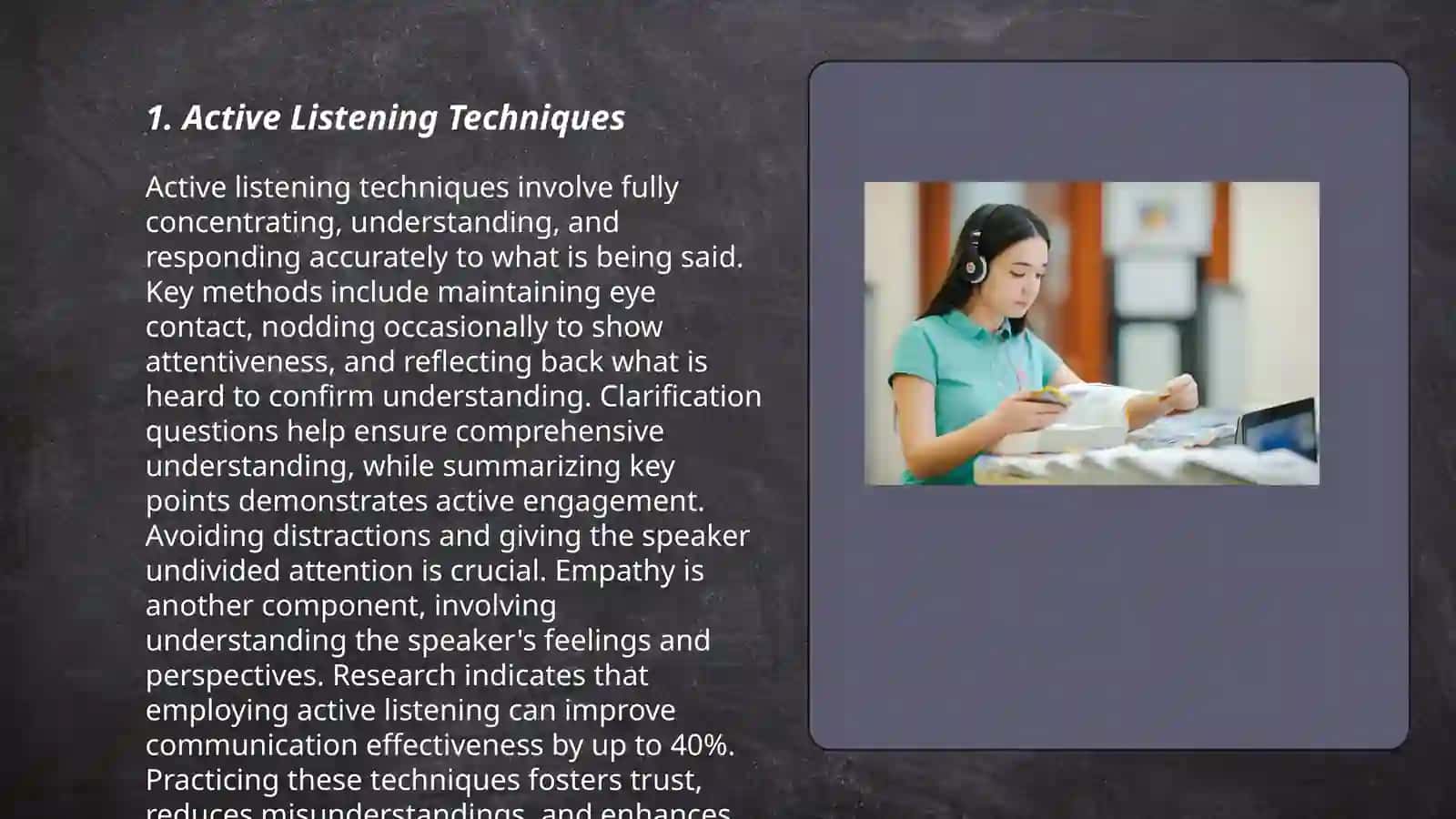 Listening as an interactive process. Improving listening proficiency 3